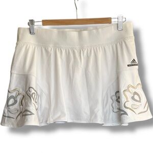 NWT Stella McCartney Adidas Tennis Golf Embroidered Skirt Skort Women's Large